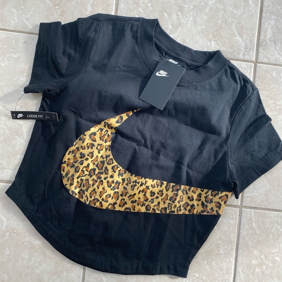 nike leopard t shirt